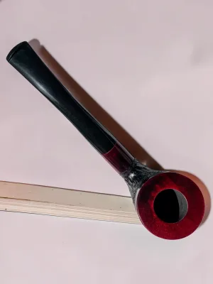 smokygrotto Dwarf's Vein Handcrafted Pearwood Pipe Deep Red Finish