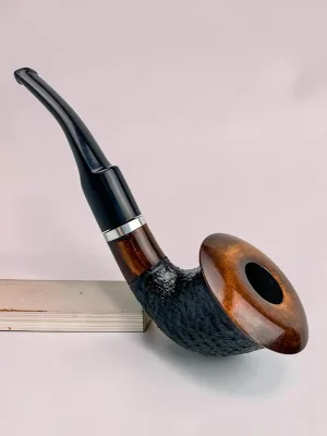 smokygrotto Sherlock Holmes Pipe Hand-Carved Pearwood Classic Tobacco Pipe