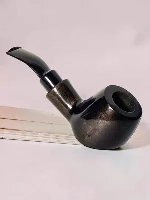 smokygrotto Winged Wolf Sitter Pipe Pearwood 5-inch Length