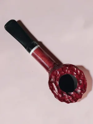 smokygrotto Handheld Smoking Pipe, Classic Sitter Style, 5 3/4 Inch Length