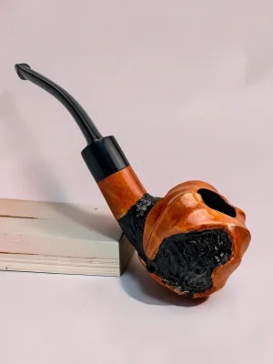 smokygrotto Ent Leaf Pipe Handmade Wood Tobacco Pipe